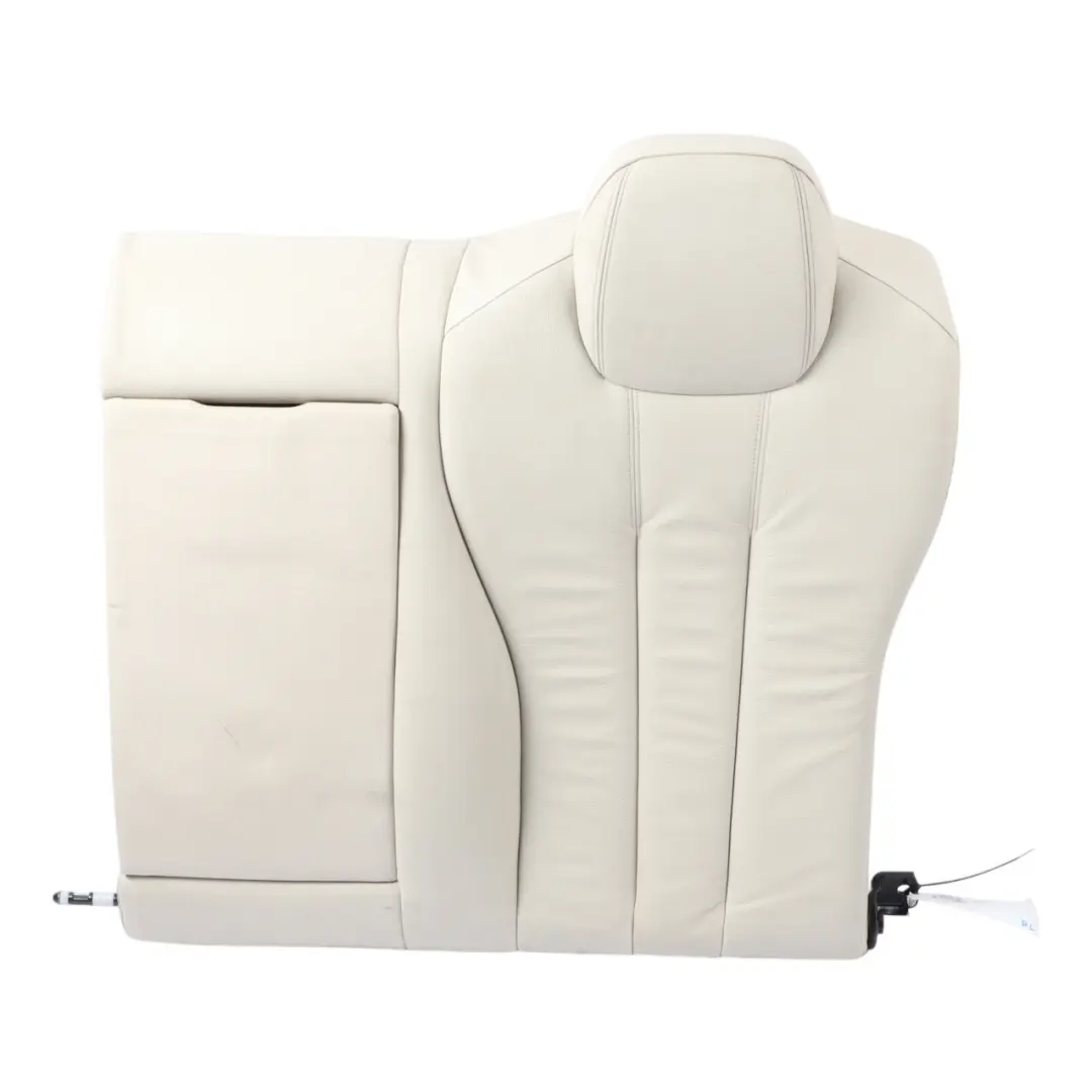 Backrest Cover Leather Dakota Elfenbein White to BMW F06 Gran Coupe Rear Seat with Part number 7289471 BMW F06 Gran Coupe Rear Seat Backrest Cover Leather Dakota Elfenbein White - SKU 7289471 - Part number 7289471