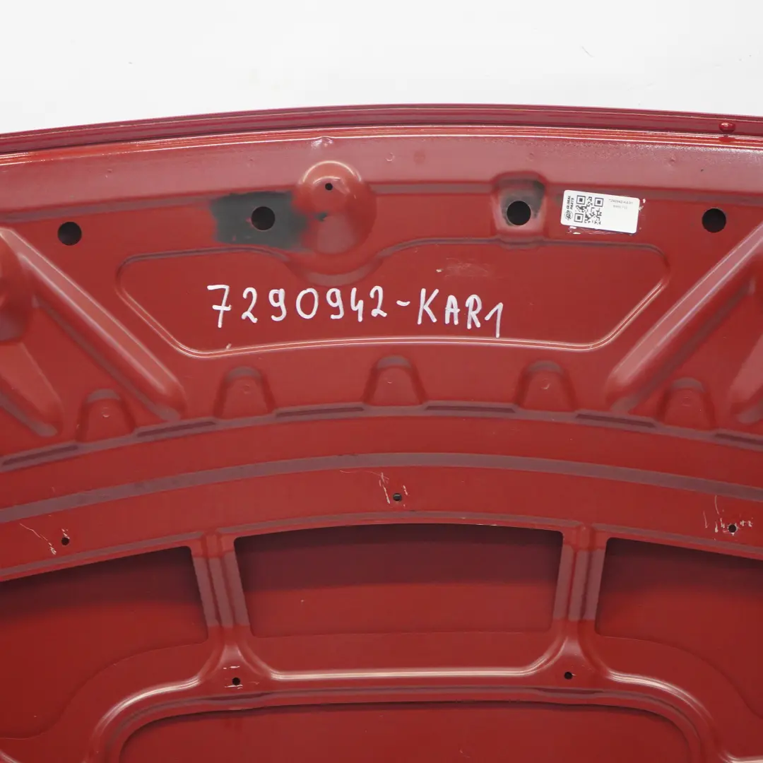Hood Bonnet Cover Panel Karmesinrot Crimson Red - A61 to BMW F20 F21 F22 with Part number 7290942 BMW F20 F21 F22 Hood Bonnet Cover Panel Karmesinrot Crimson Red - A61 - SKU 7290942-KAR1 - Part number 7290942