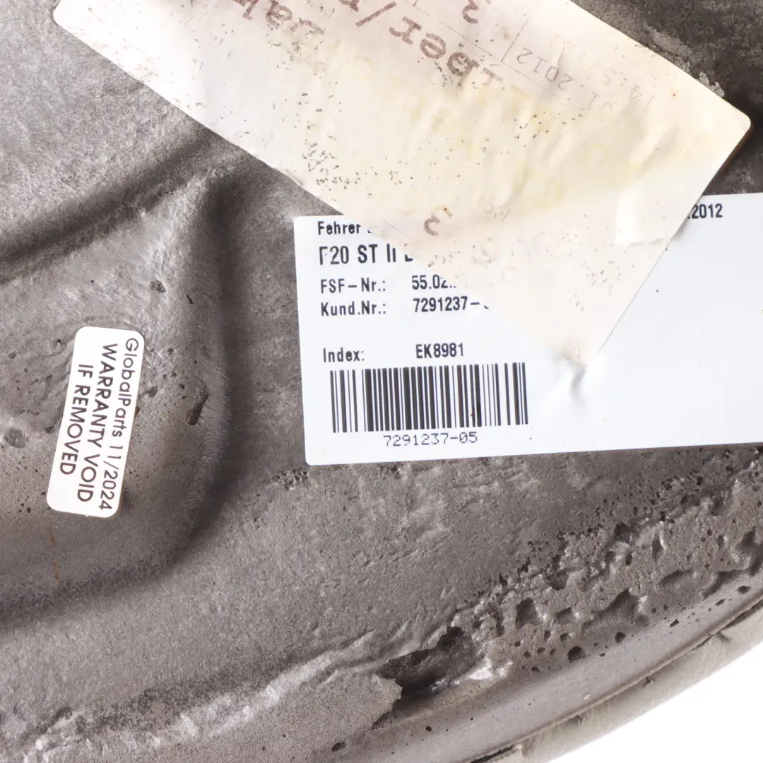 Left Seat N/S Side Finisher Leather Perlgrau Pearl Grey to BMW F20 F21 Rear with Part number 7291237 BMW F20 F21 Rear Left Seat N/S Side Finisher Leather Perlgrau Pearl Grey - SKU 7291237 - Part number 7291237