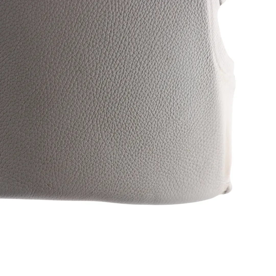 Right O/S Side Finisher Leather Cover Pearl Grey to BMW F20 F21 Rear Seat with Part number 7291238 BMW F20 F21 Rear Seat Right O/S Side Finisher Leather Cover Pearl Grey - SKU 7291238 - Part number 7291238