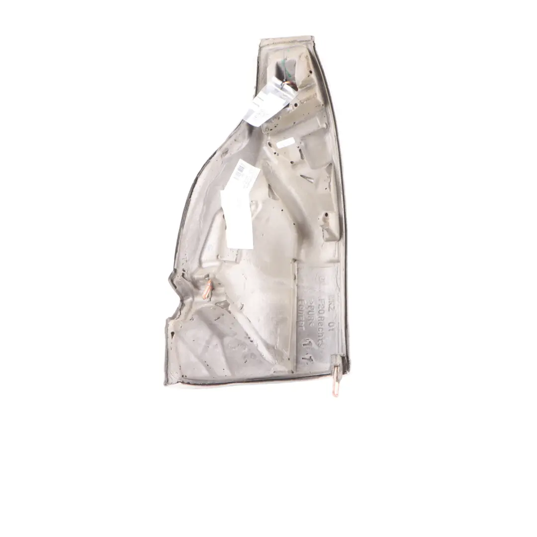 Right O/S Side Finisher Leather Cover Pearl Grey to BMW F20 F21 Rear Seat with Part number 7291238 BMW F20 F21 Rear Seat Right O/S Side Finisher Leather Cover Pearl Grey - SKU 7291238 - Part number 7291238