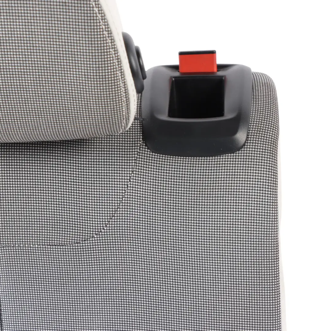 Left Seat N/S Backrest Cover Cloth Leather Metro Silver Pearl Grey to BMW F20 Rear with Part number 7292606 BMW F20 Rear Left Seat N/S Backrest Cover Cloth Leather Metro Silver Pearl Grey - SKU 7292606 - Part number 7292606