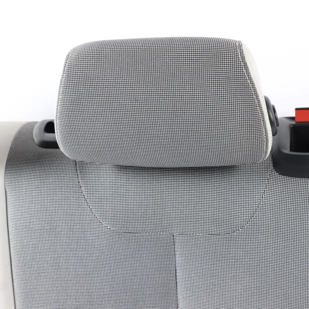 Left Seat N/S Backrest Cover Cloth Leather Metro Silver Pearl Grey to BMW F20 Rear with Part number 7292606 BMW F20 Rear Left Seat N/S Backrest Cover Cloth Leather Metro Silver Pearl Grey - SKU 7292606 - Part number 7292606