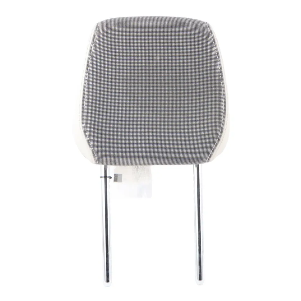 BMW F20 Seat Headrest Front Left Right N/O/S Leather Fabric Metro Silver Grey - SKU 7293600 - Part number 7293600
