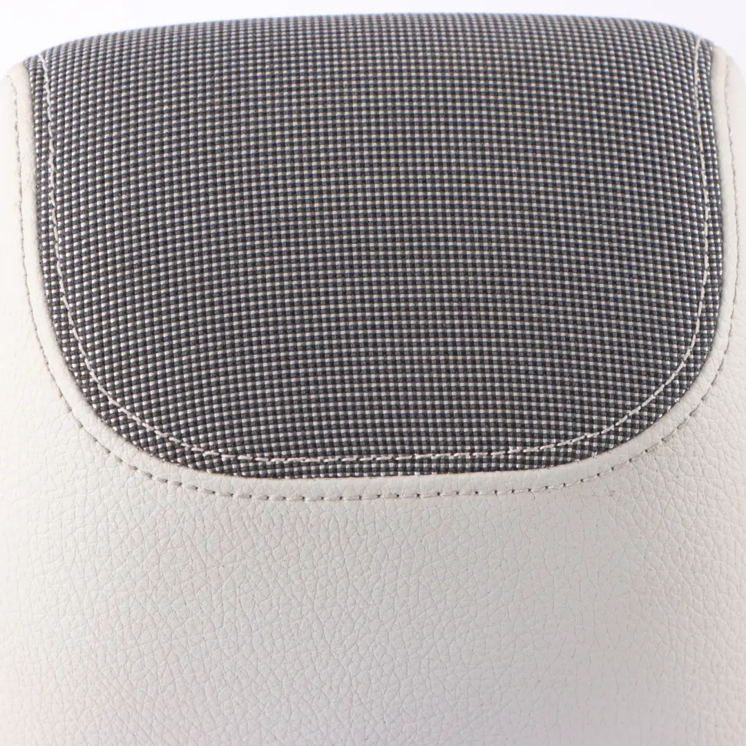 BMW F20 Seat Headrest Front Left Right N/O/S Leather Fabric Metro Silver Grey - SKU 7293600 - Part number 7293600