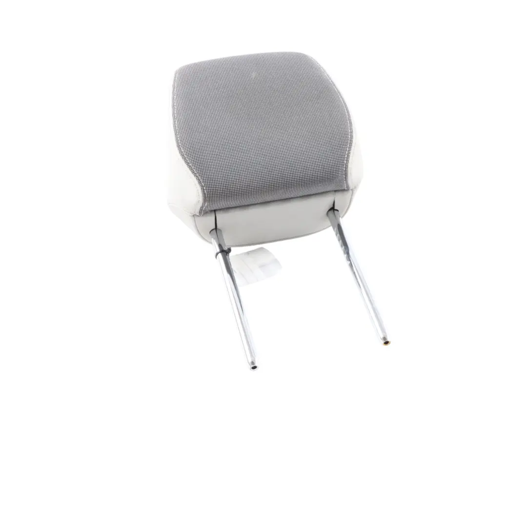 BMW F20 Seat Headrest Front Left Right N/O/S Leather Fabric Metro Silver Grey - SKU 7293600 - Part number 7293600