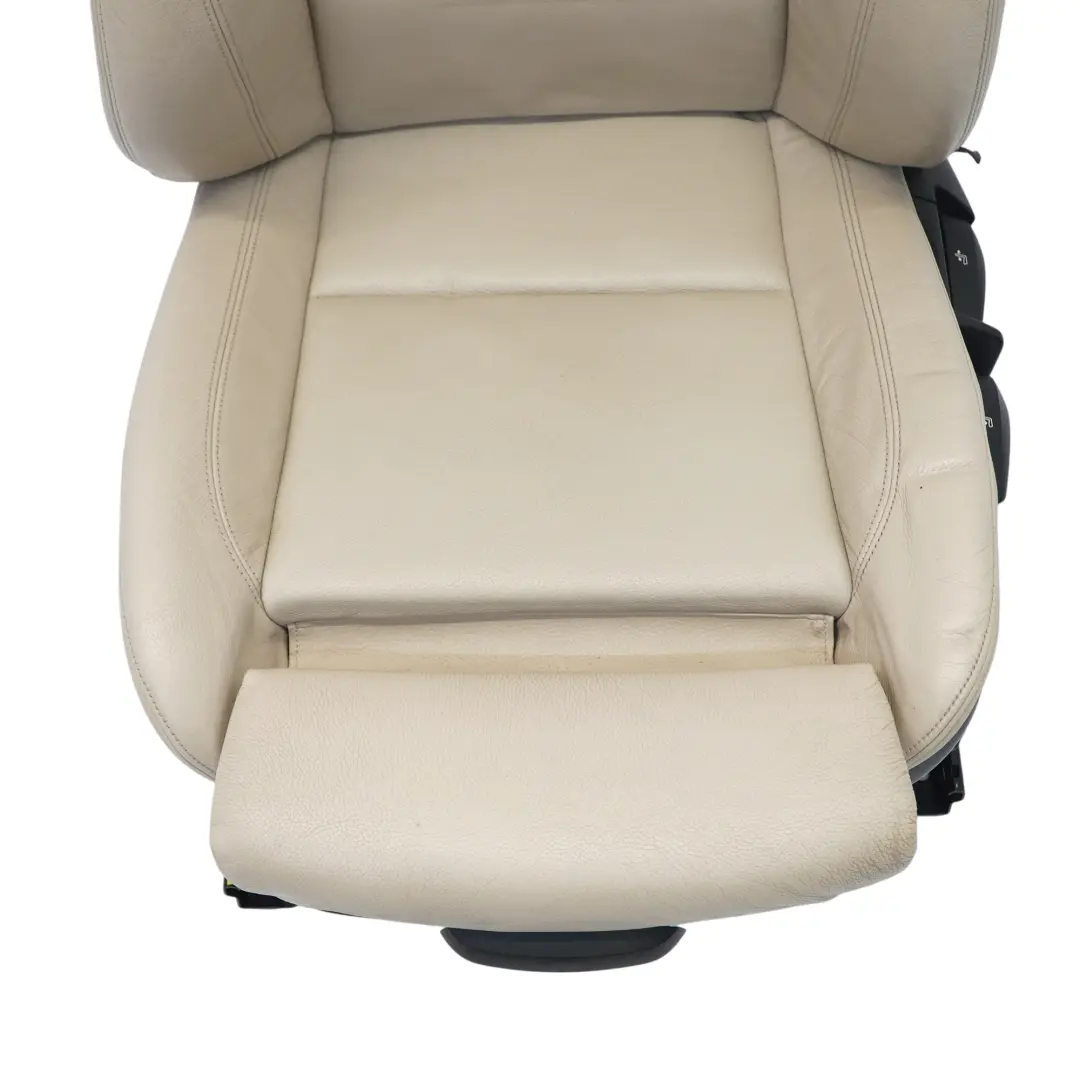 Front Left N/S Heated Leather Boston Oyster to BMW E88 Convertible Sport Seat with Part number 7295023 BMW E88 Convertible Sport Seat Front Left N/S Heated Leather Boston Oyster - SKU 7295023-1 - Part number 7295023
