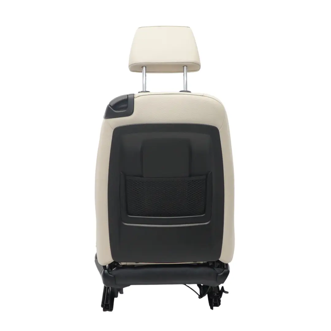 Sedile Sportivo anteriore sinistro riscaldato pelle Boston Oyster per BMW E88 Cabrio con numero di parte 7295023 BMW E88 Cabrio Sedile Sportivo anteriore sinistro riscaldato pelle Boston Oyster - SKU 7295023-1 - Numero di parte 7295023