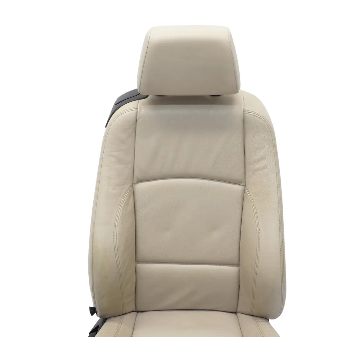 Asiento Deportivo Delantero Derecho Cuero Boston Oyster para BMW E88 Convertible con número de pieza 7295024 BMW E88 Convertible Asiento Deportivo Delantero Derecho Cuero Boston Oyster - SKU 7295024-1 - Número de pieza 7295024