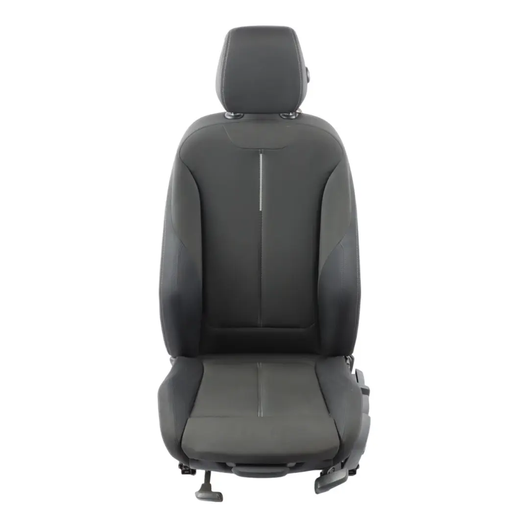  Front Seat BMW F30 F31 Left N/S Sport Cloth Fabric Track Anthracite Grey - SKU 7295131-4 - Part number 7295131