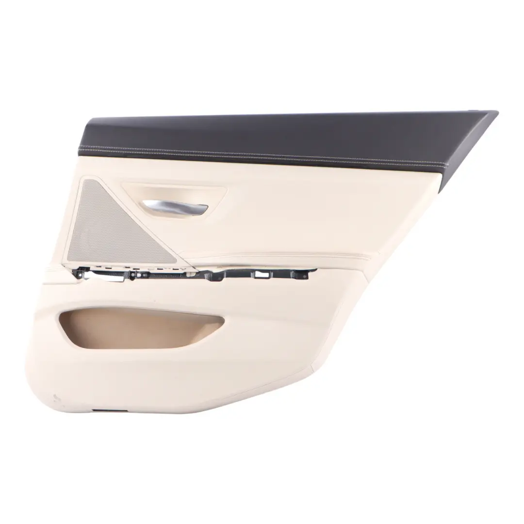 Door Card Rear Right O/S Trim Panel Leather Nappa Beige to BMW F06 with Part number 7304102 BMW F06 Door Card Rear Right O/S Trim Panel Leather Nappa Beige - SKU 7304102 - Part number 7304102