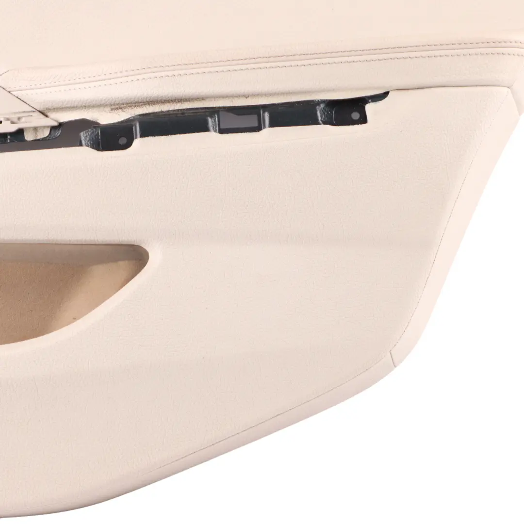 BMW F06 Door Card Rear Right O/S Trim Panel Leather Nappa Beige - SKU 7304102 - Part number 7304102