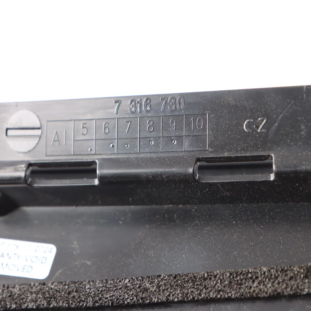 BMW F46 Vorder Tür B Säule Äußere Abdeckung Verkleidungs Platte Rechts - SKU 7316730 - Teilenummer 7316730