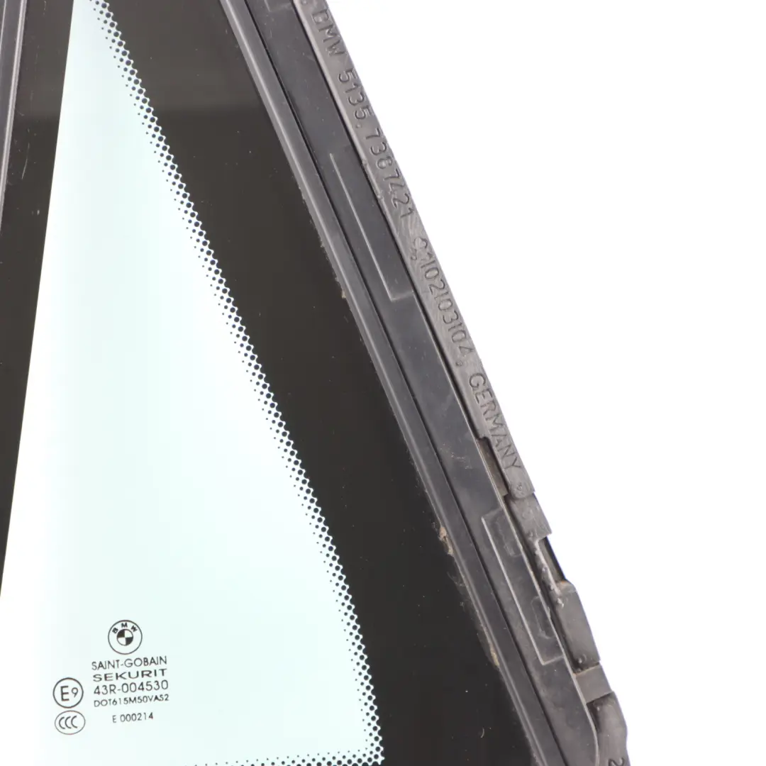 Quarter Triangle Side Window Fixed Left N/S AS2 to BMW X6 F16 Rear with Part number 7317779 BMW X6 F16 Rear Quarter Triangle Side Window Fixed Left N/S AS2 - SKU 7317779 - Part number 7317779