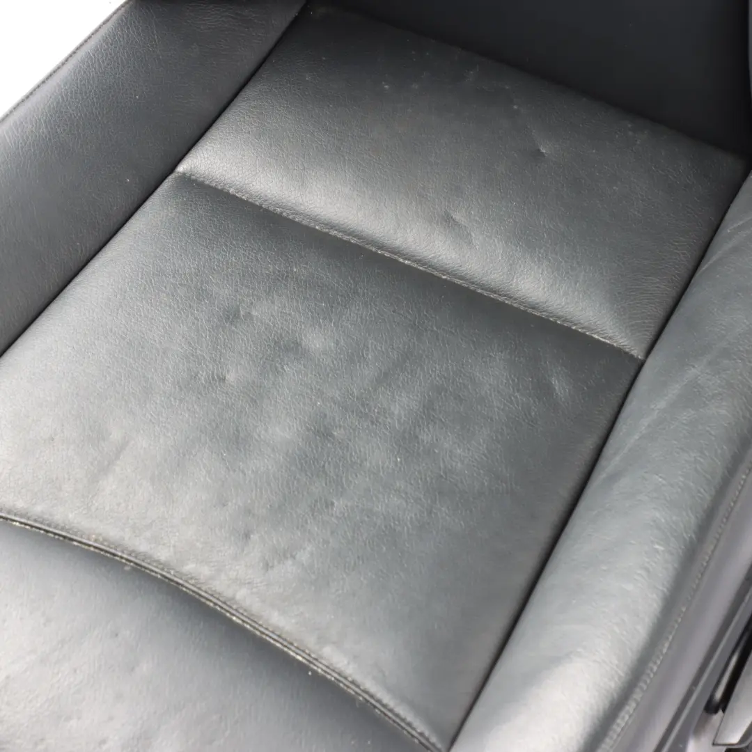 BMW X1 E84 Vordersitz Beheizt Links Leder Nevada Schwarz Piping Grau Braun - SKU 7324173-3 - Teilenummer 7324173