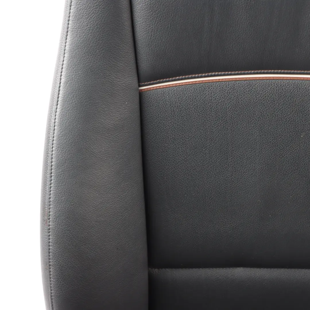 BMW X1 E84 Siège Avant Gauche Chauffant Cuir Nevada Black Piping Gray Brown - SKU 7324173-3 - Numéro de pièce 7324173