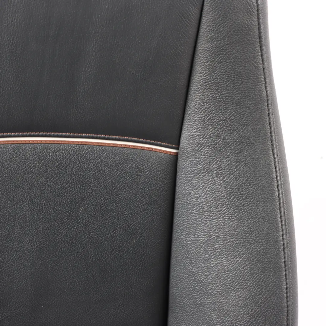 Asiento Delantero Calefactable Izquierdo Negro Ribete Gris Marron para BMW X1 E84 con número de pieza 7324173 BMW X1 E84 Asiento Delantero Calefactable Izquierdo Negro Ribete Gris Marron - SKU 7324173-3 - Número de pieza 7324173