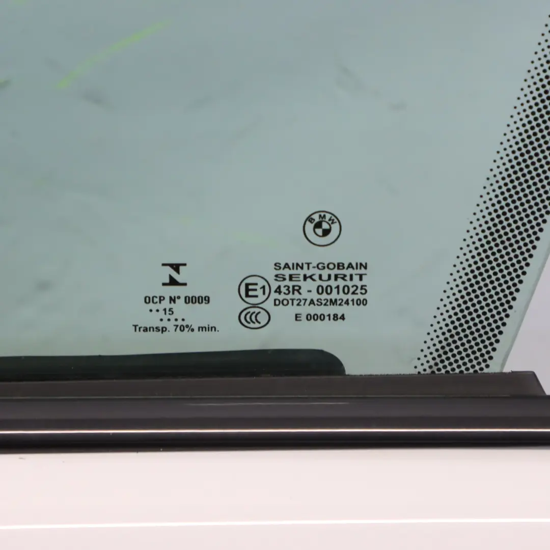 BMW F32 F33 F82 F83 M4 Front Left Door N/S Alpinweiss Alpine White - 300 - SKU 7327345-AW - Part number 7327345