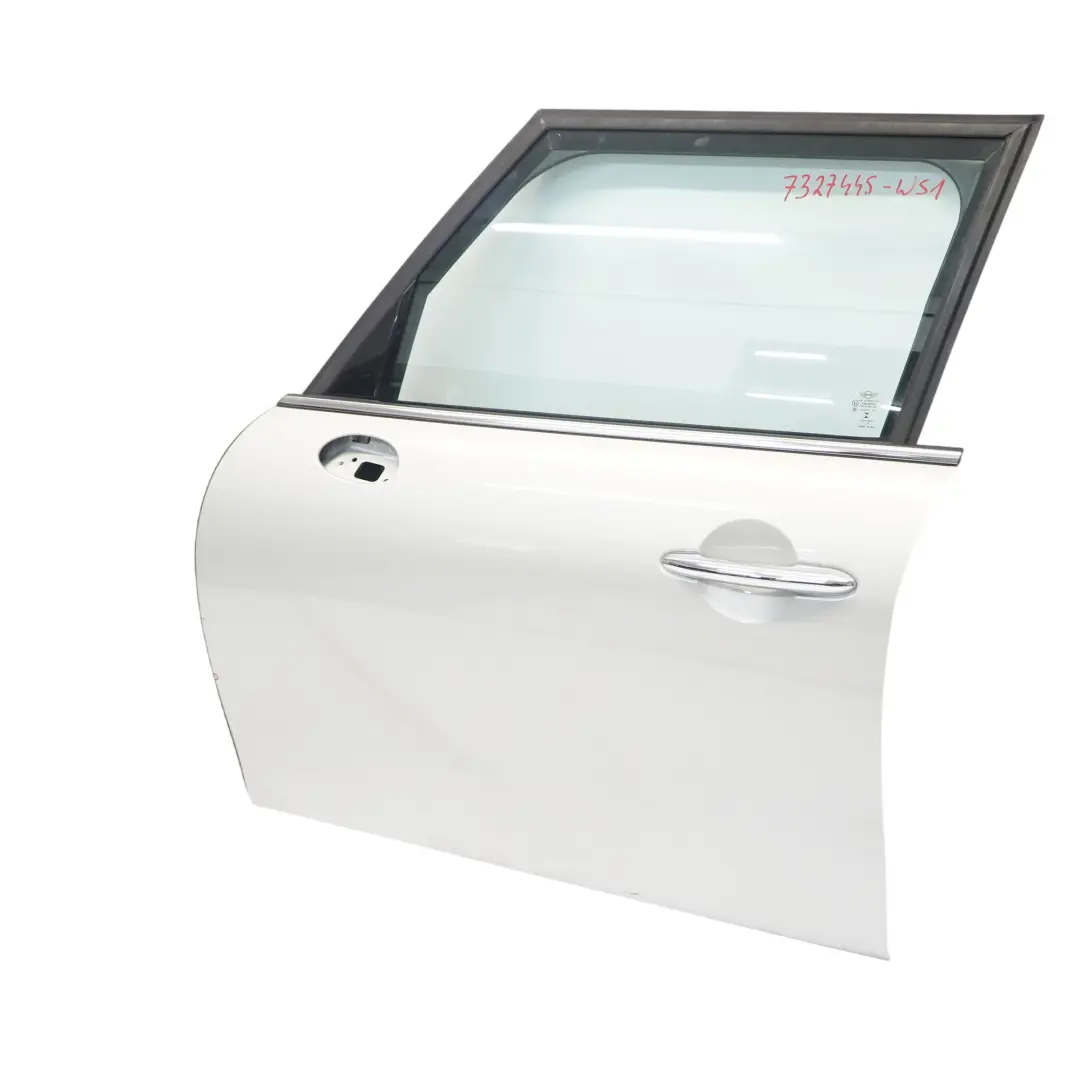 Mini F55 Door Front Left N/S Covering Panel White Silver Metallic - A62 - SKU 7327445-WS1 - Part number 7327445