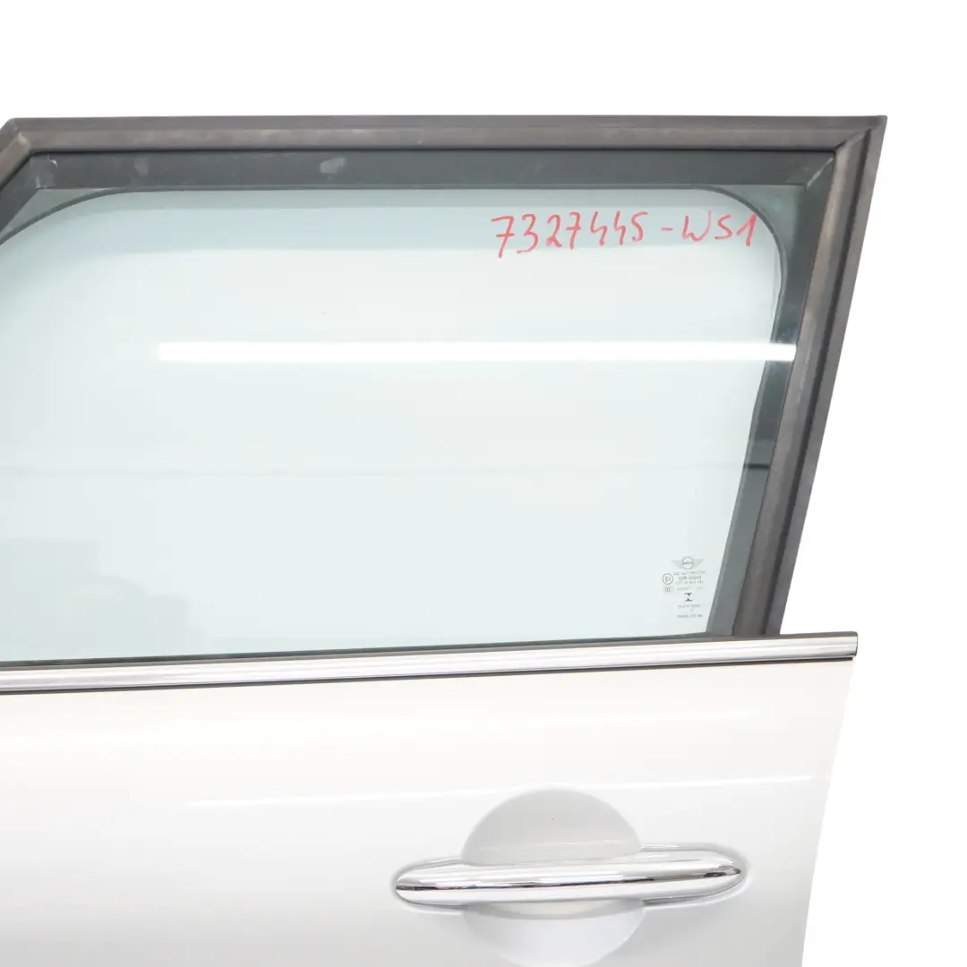 Mini F55 Door Front Left N/S Covering Panel White Silver Metallic - A62 - SKU 7327445-WS1 - Part number 7327445