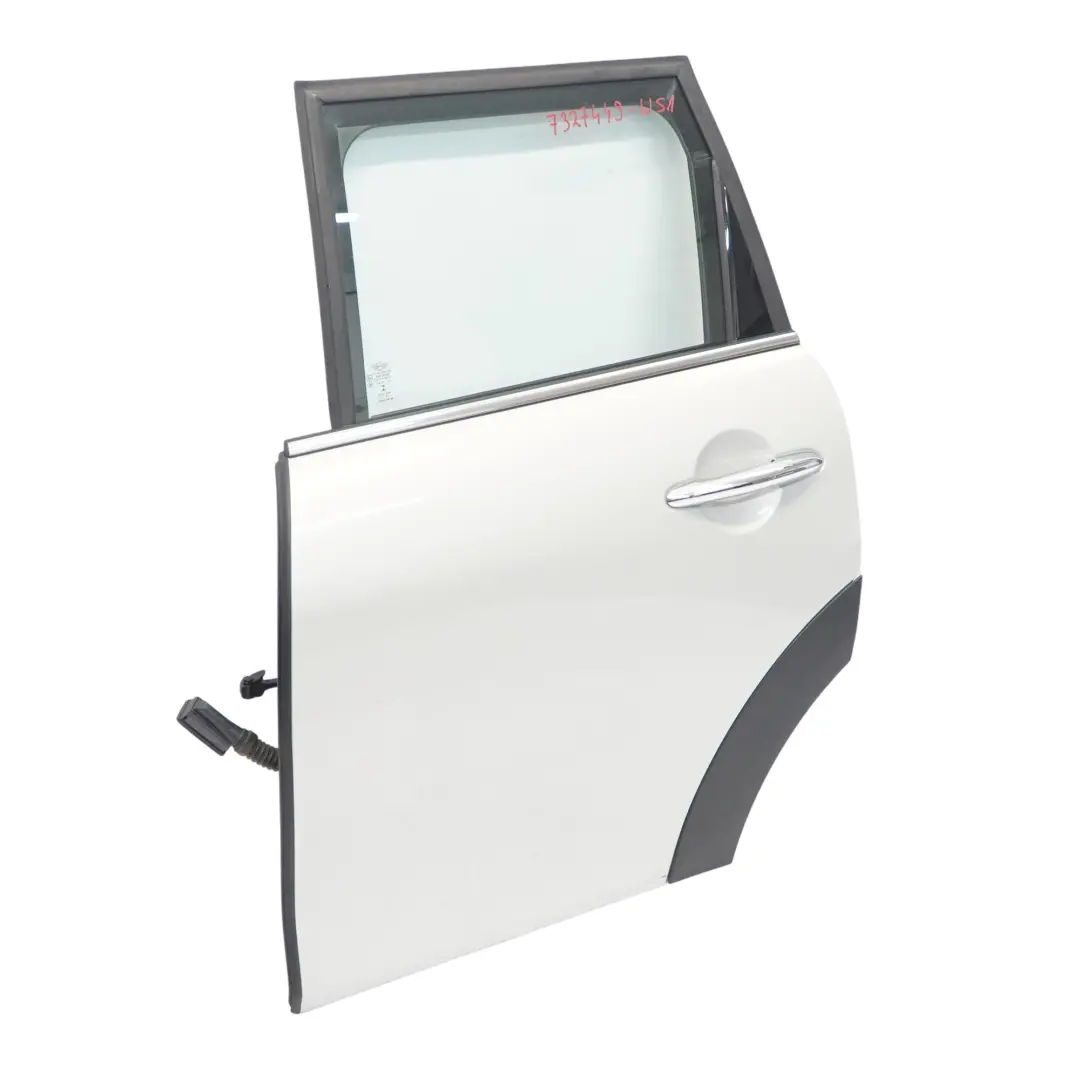 Mini F55 Door Rear Left N/S White Silver Metallic - A62 - SKU 7327449-WS1 - Part number 7327449