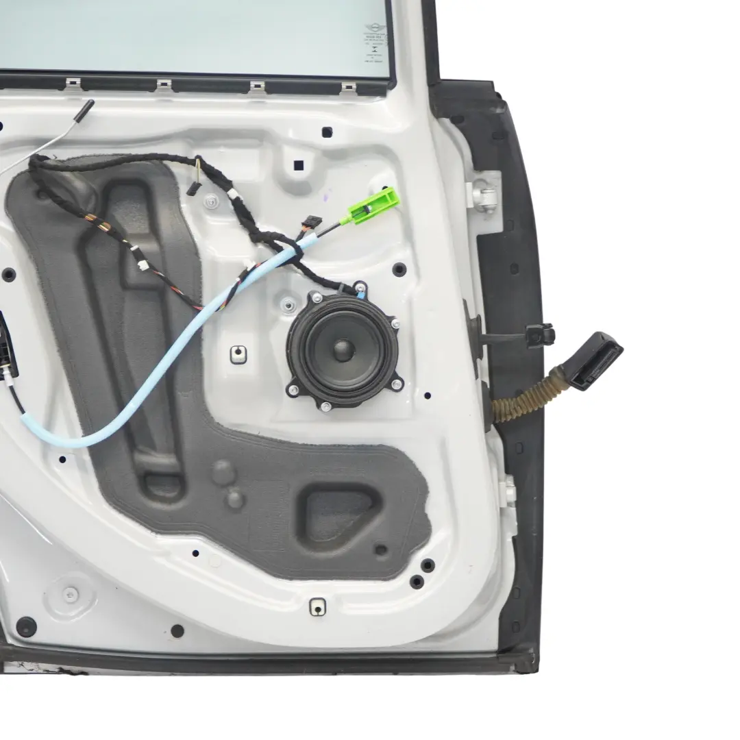 Tür hinten links White Silver Silber Metallic - A62 für Mini F55 mit Teilenummer 7327449 Mini F55 Tür hinten links White Silver Silber Metallic - A62 - SKU 7327449-WS1 - Teilenummer 7327449
