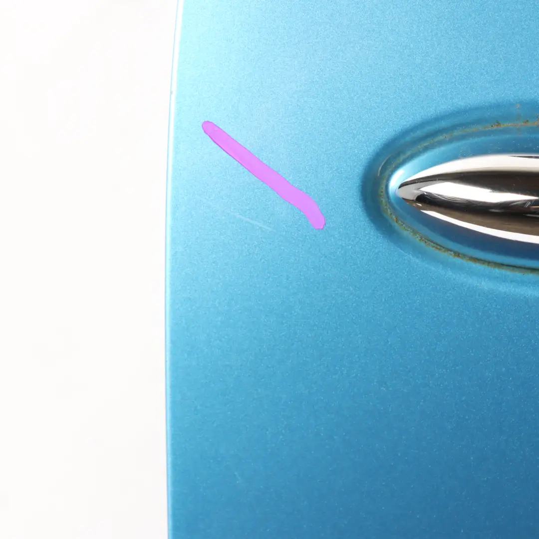 Door Rear Right O/S Covering Panel Electric Blue II Metallic - B86 to Mini F55 with Part number 7327450 Mini F55 Door Rear Right O/S Covering Panel Electric Blue II Metallic - B86 - SKU 7327450-ELBII - Part number 7327450