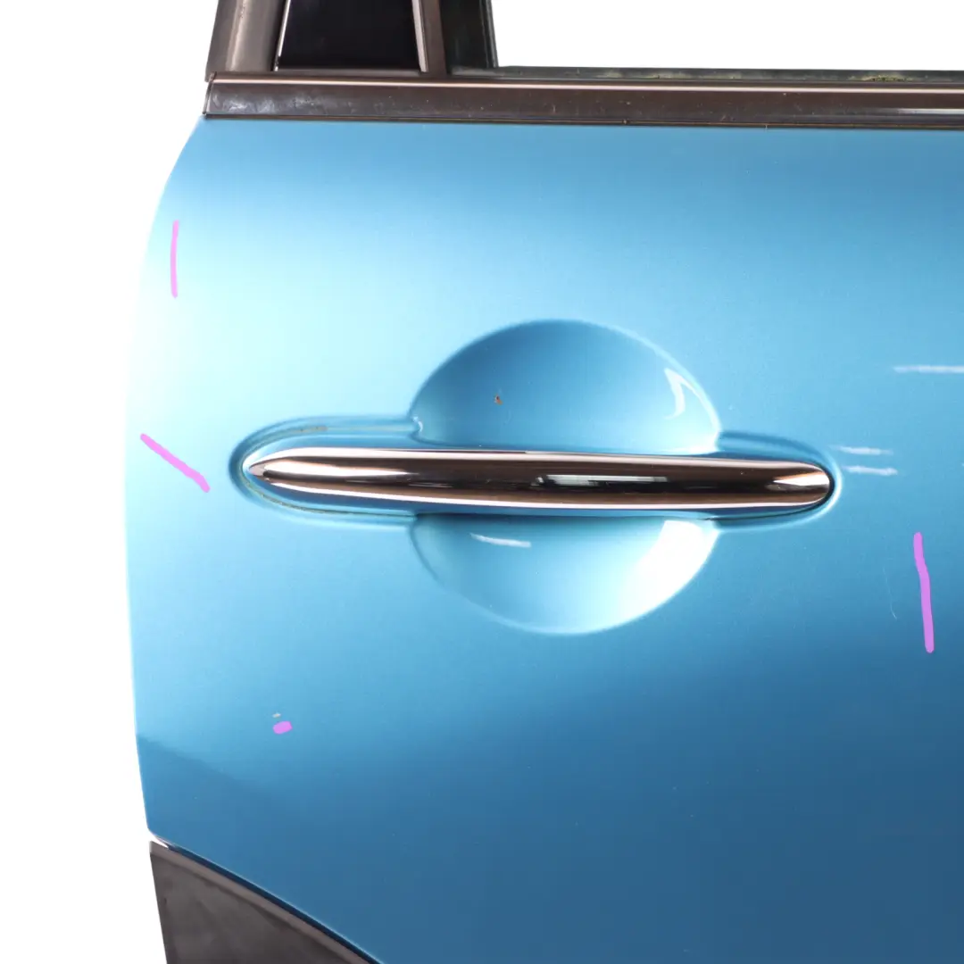 Door Rear Right O/S Covering Panel Electric Blue II Metallic - B86 to Mini F55 with Part number 7327450 Mini F55 Door Rear Right O/S Covering Panel Electric Blue II Metallic - B86 - SKU 7327450-ELBII - Part number 7327450