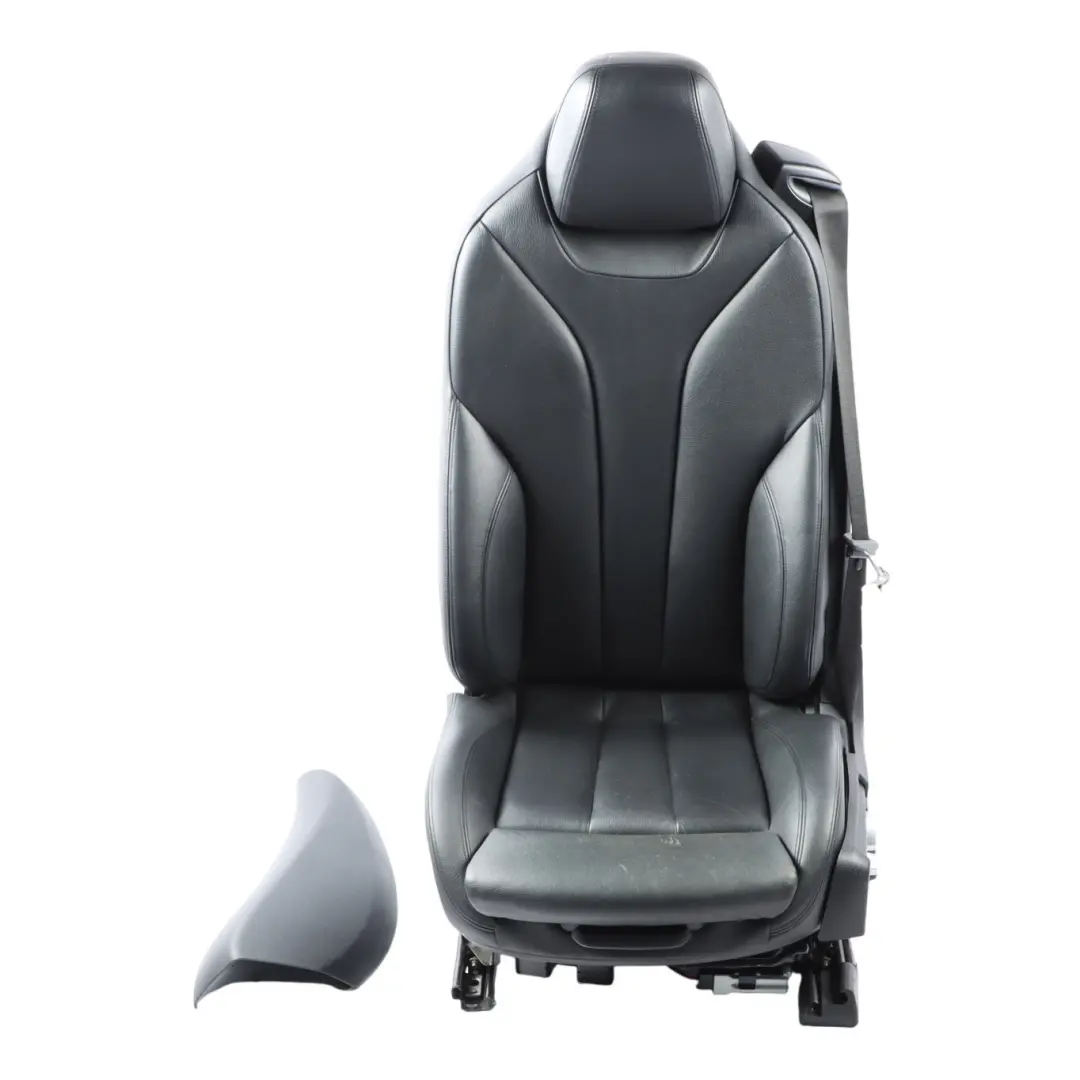 Front Left N/S Interior Memory Heated Leather Dakota Black to BMW F33 Seat Sport with Part number 7327663 BMW F33 Seat Sport Front Left N/S Interior Memory Heated Leather Dakota Black - SKU RHD-7327663 - Part number 7327663