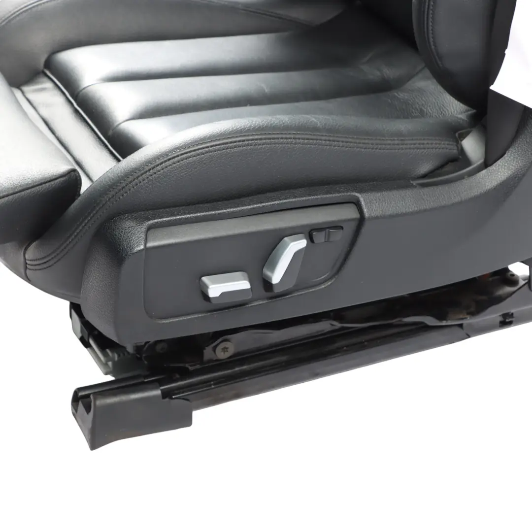 Front Left N/S Interior Memory Heated Leather Dakota Black to BMW F33 Seat Sport with Part number 7327663 BMW F33 Seat Sport Front Left N/S Interior Memory Heated Leather Dakota Black - SKU RHD-7327663 - Part number 7327663
