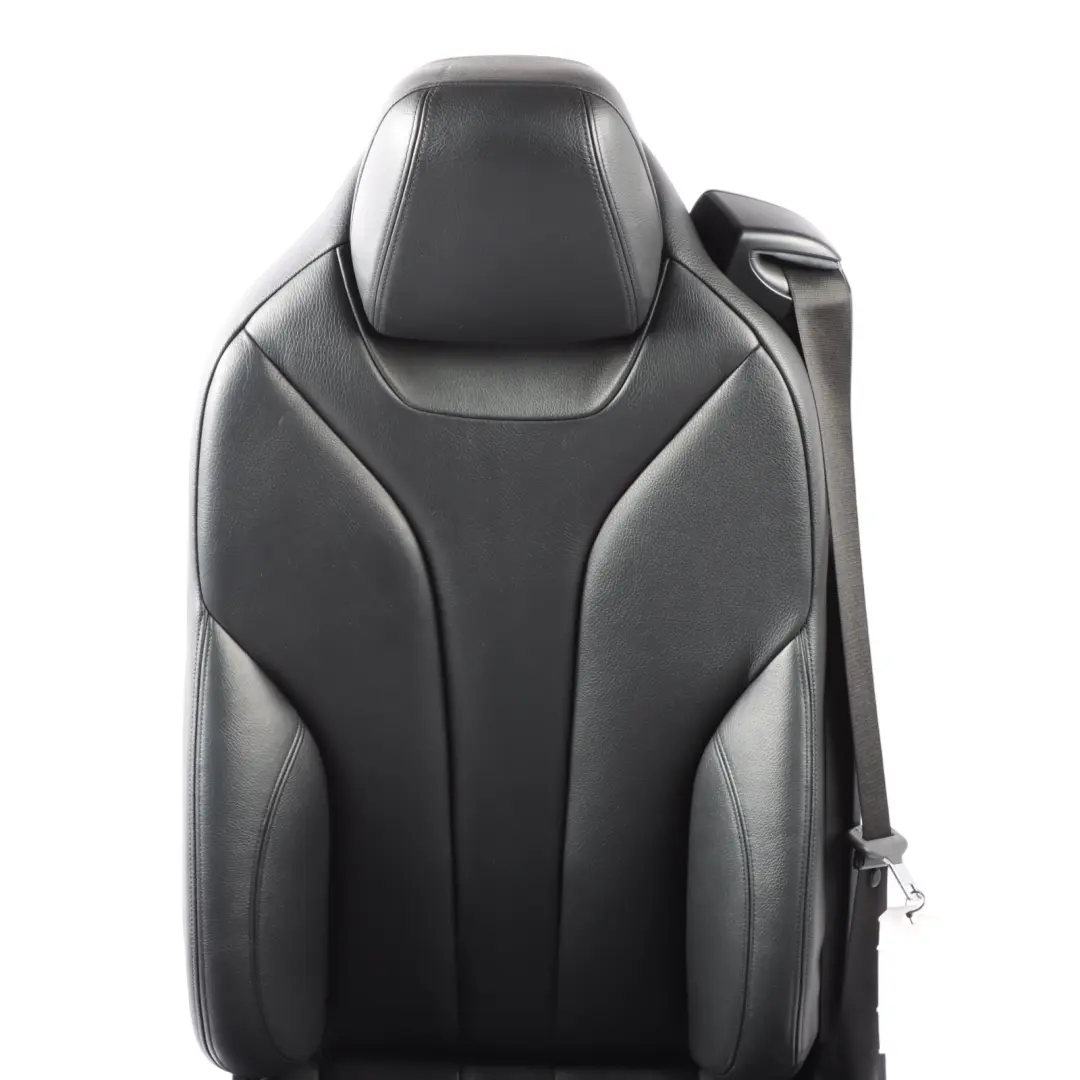 Front Left N/S Interior Memory Heated Leather Dakota Black to BMW F33 Seat Sport with Part number 7327663 BMW F33 Seat Sport Front Left N/S Interior Memory Heated Leather Dakota Black - SKU RHD-7327663 - Part number 7327663