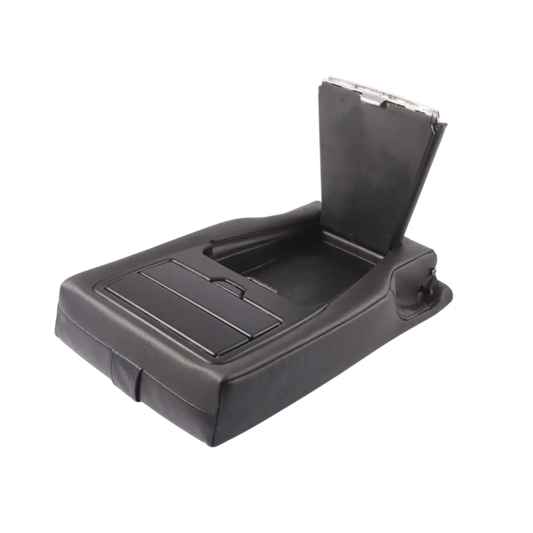 Armrest BMW X5 F15 X6 F16 Rear Seat Centre Arm Rest Leather Dakota Black to Rear with Part number 7330536 Rear Armrest BMW X5 F15 X6 F16 Rear Seat Centre Arm Rest Leather Dakota Black - SKU 7330536 - Part number 7330536