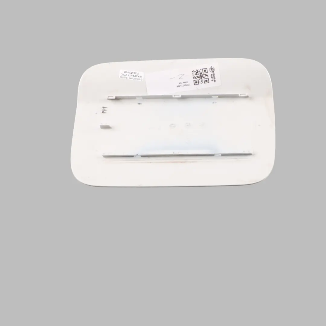BMW X4 F26 Fill in Flap Fuel Filler Cover Panel Cap Alpine White - 300 - SKU 7339972-AW - Part number 7339972