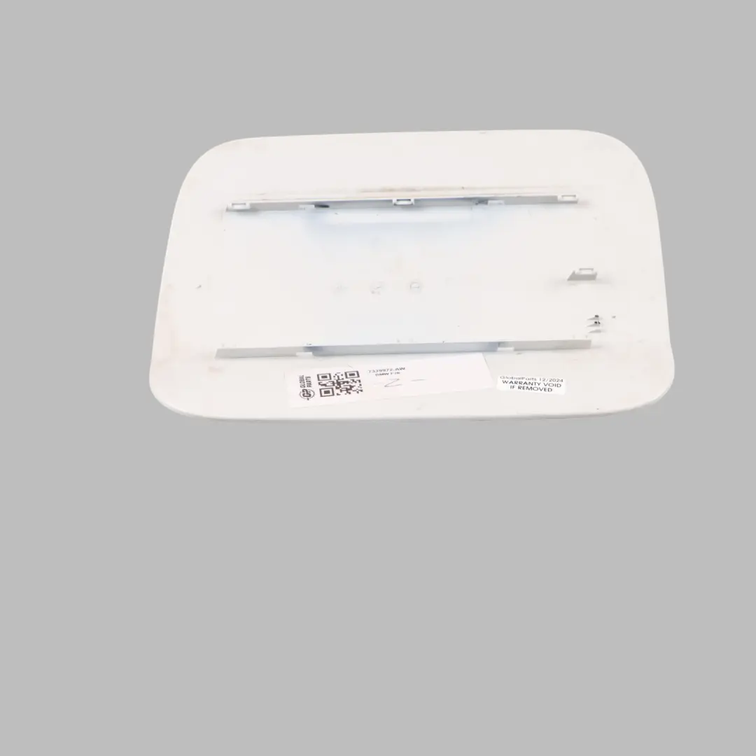 BMW X4 F26 Fill in Flap Fuel Filler Cover Panel Cap Alpine White - 300 - SKU 7339972-AW - Part number 7339972