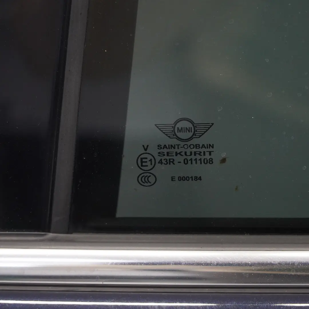 Mini F54 Clubman Rear Door Left N/S Enigmatic Black Metallic - C3Y - SKU 7343903-EBL - Part number 7343903