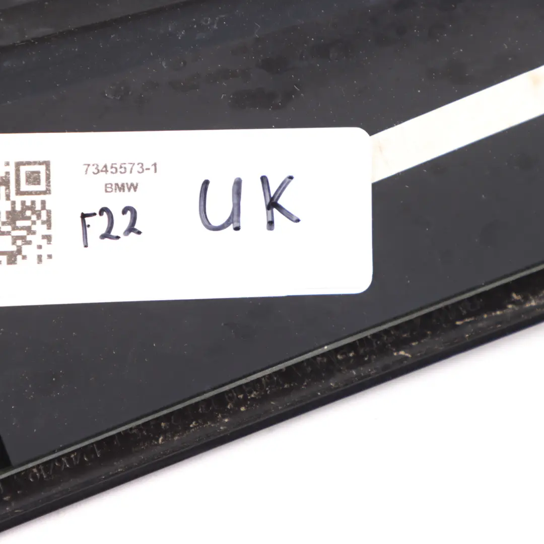 Window Glass Left N/S Side Quarter Tinted to BMW F22 Rear with Part number 7345573 BMW F22 Rear Window Glass Left N/S Side Quarter Tinted - SKU 7345573-1 - Part number 7345573