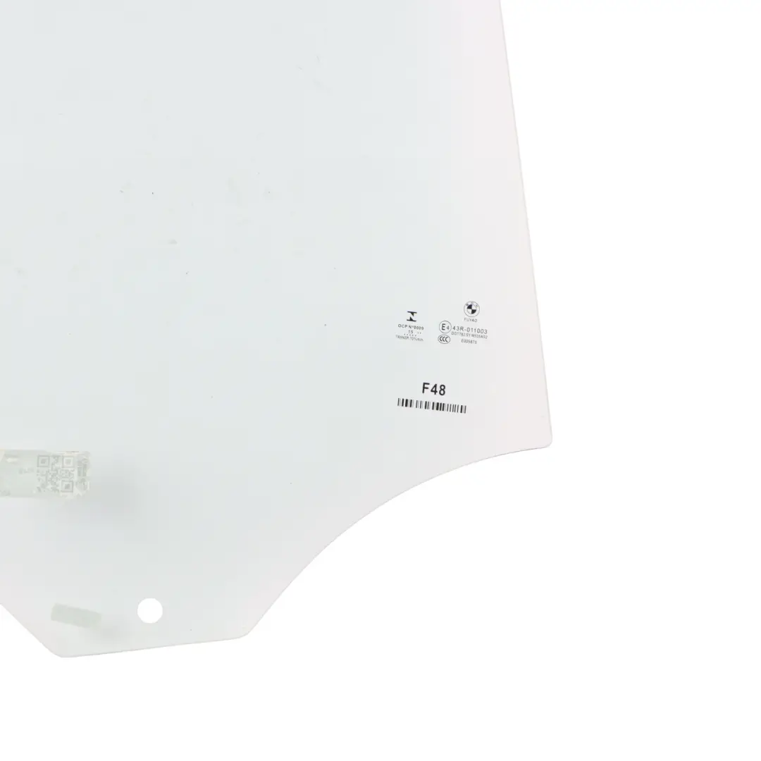 BMW X1 F48 Vetro Laterale Porta Posteriore Destro AS2 Vetro - SKU 7349498 - Numero di parte 7349498
