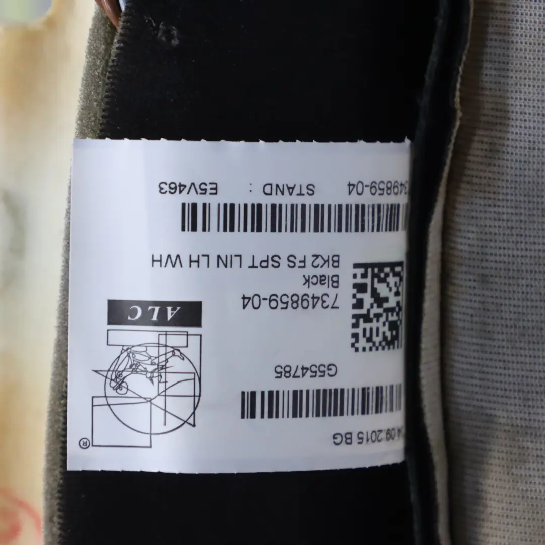 Pakiet Grzane Oparcie Fotela Przód Lewo Skóra Czarna do BMW F10 LCI M Sport o numerze 7349859 BMW F10 LCI M Sport Pakiet Grzane Oparcie Fotela Przód Lewo Skóra Czarna - SKU 7349859 - Numer Części 7349859