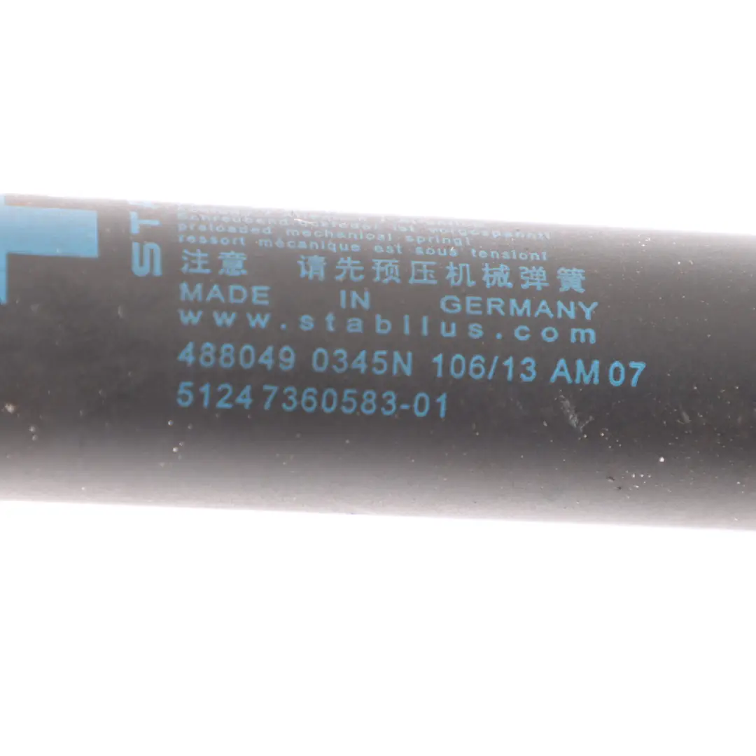 Amortiguador Para Trasero Maletero Izquierdo Derecho para BMW F06 Gran Coupe con número de pieza 7360583 BMW F06 Gran Coupe Amortiguador Para Trasero Maletero Izquierdo Derecho - SKU 7360583 - Número de pieza 7360583