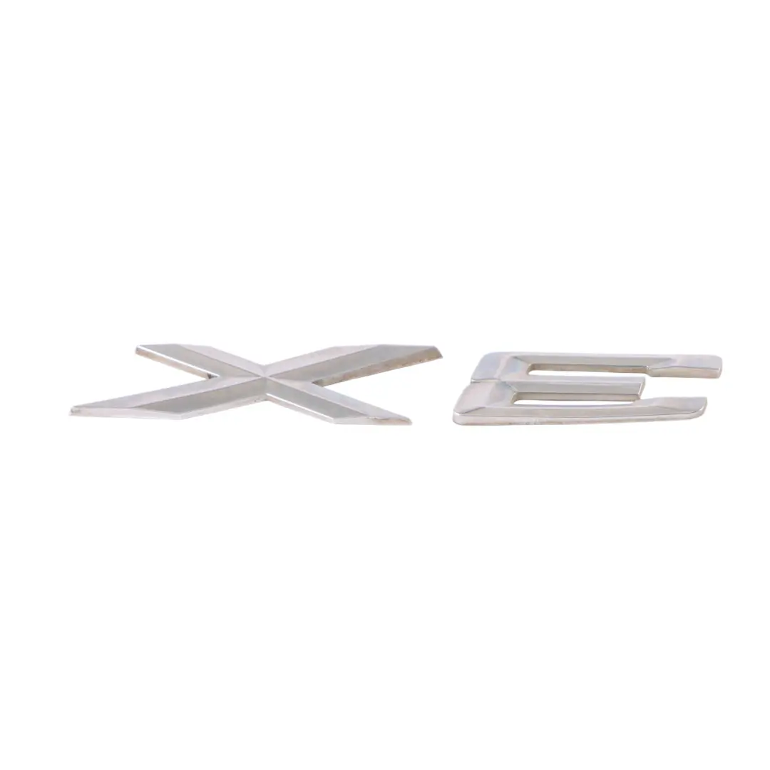 BMW X3 F25 Rear Trunk Hatch Label Emblem Badge X3 Lettering Chrome - SKU 7362473 - Part number 7362473