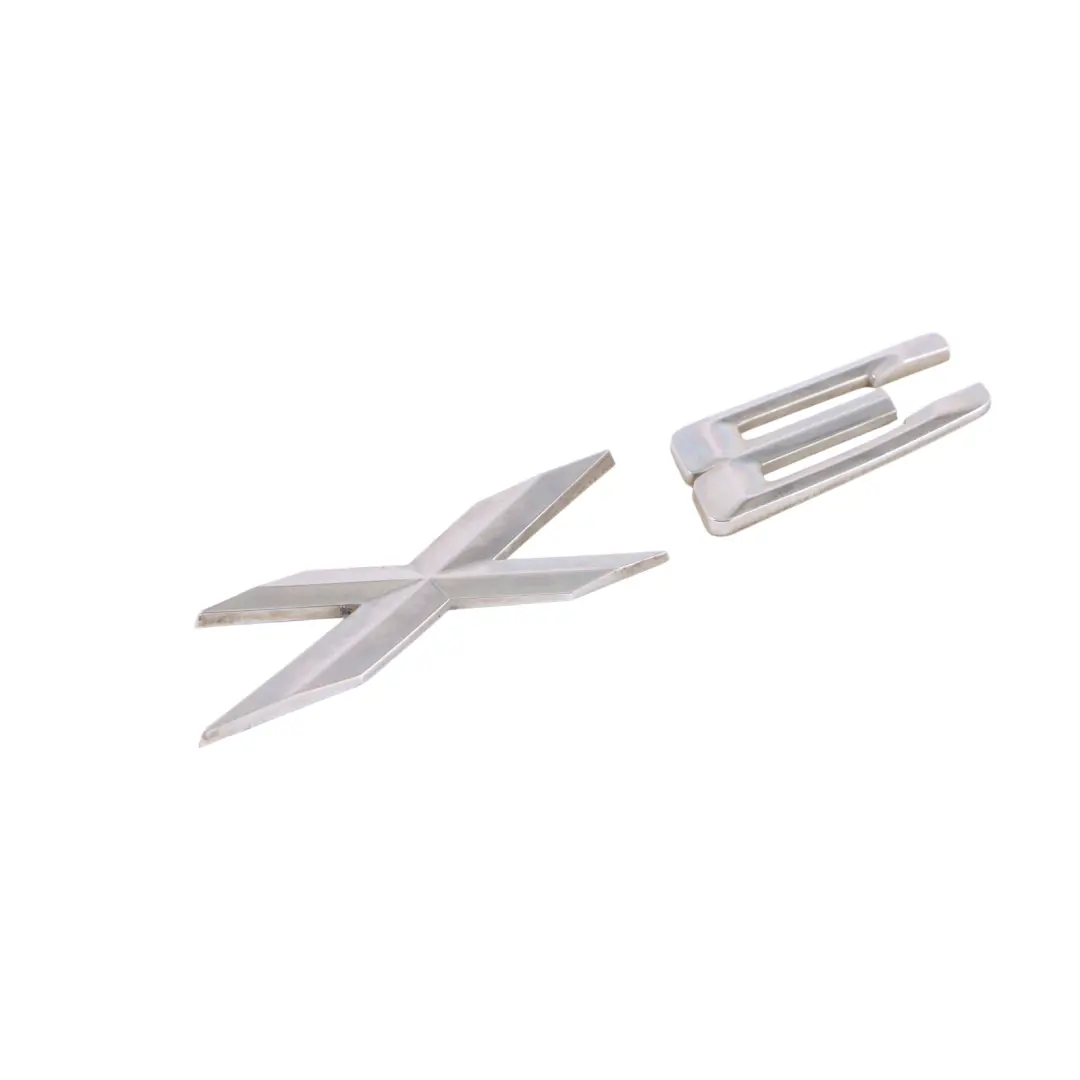 BMW X3 F25 Rear Trunk Hatch Label Emblem Badge X3 Lettering Chrome - SKU 7362473 - Part number 7362473