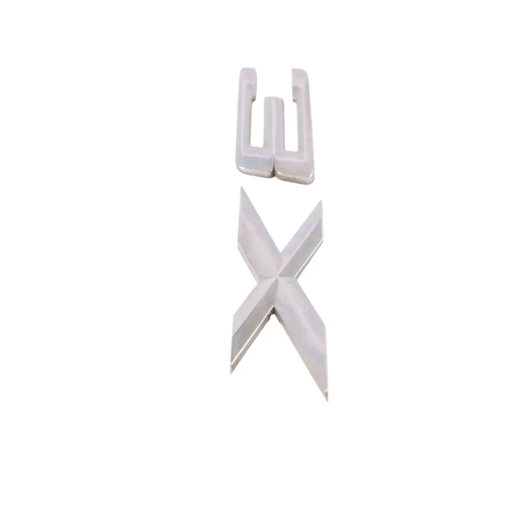 BMW X3 F25 Rear Trunk Hatch Label Emblem Badge X3 Lettering Chrome - SKU 7362473 - Part number 7362473