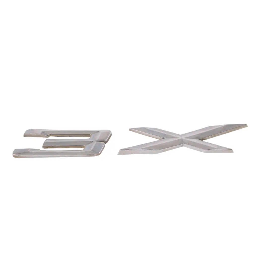 BMW X3 F25 Rear Trunk Hatch Label Emblem Badge X3 Lettering Chrome - SKU 7362473 - Part number 7362473