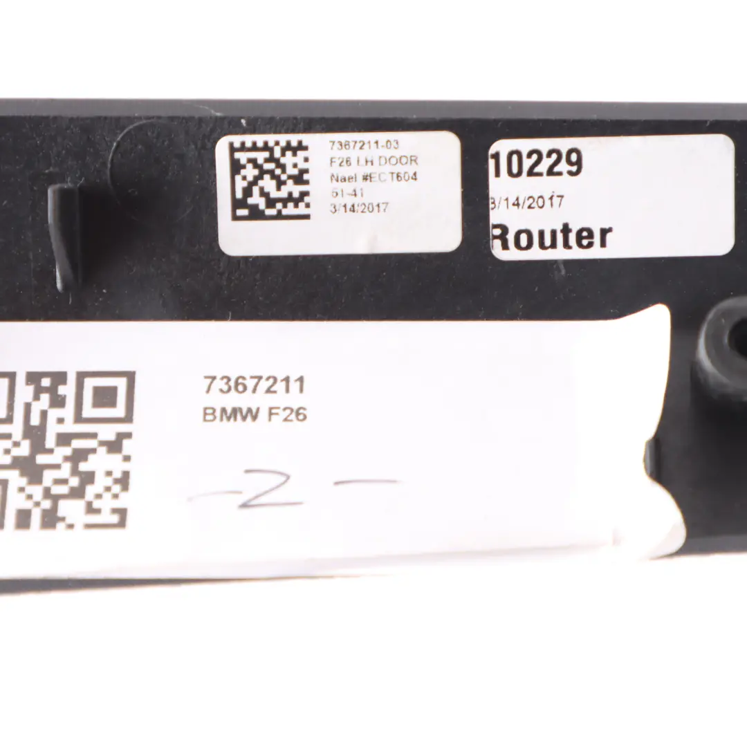  Door Trim BMW X3 F25 X4 F26 Front Rear Left N/S Interior Aluminium Gloss - SKU 7367211 - Part number 7367211