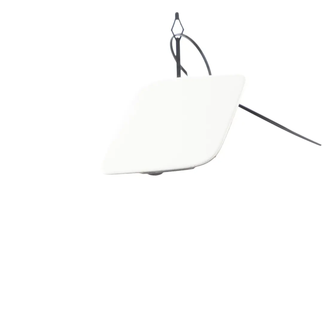 BMW F20 LCI Rear Bumper Towing Eye Hook Cover Flap Trim Alpine White 300 - SKU 7371751-AW - Part number 7371751