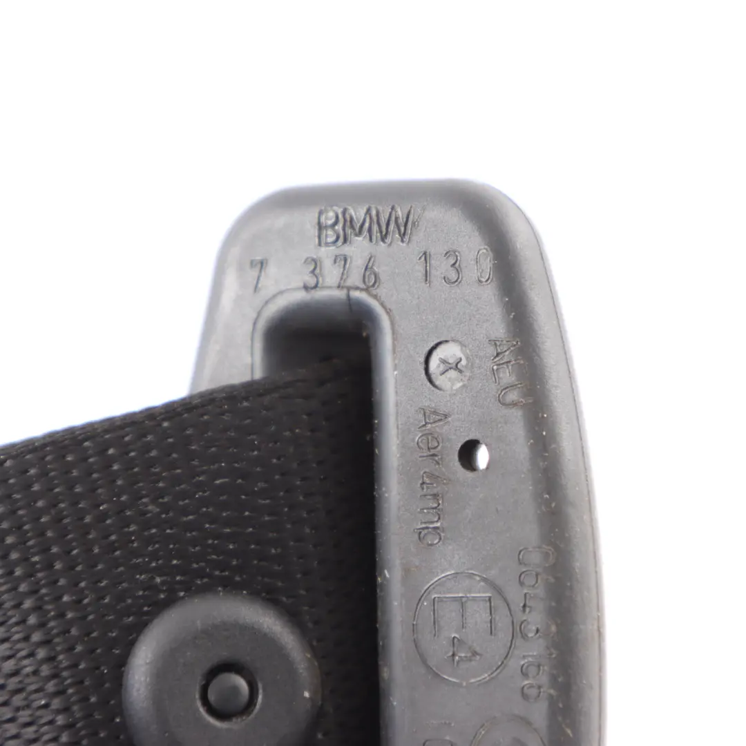 Seat Belt BMW X6 F16 X6M F86 Rear Right O/S Safety Belt Basic Black - SKU 7376130 - Part number 7376130