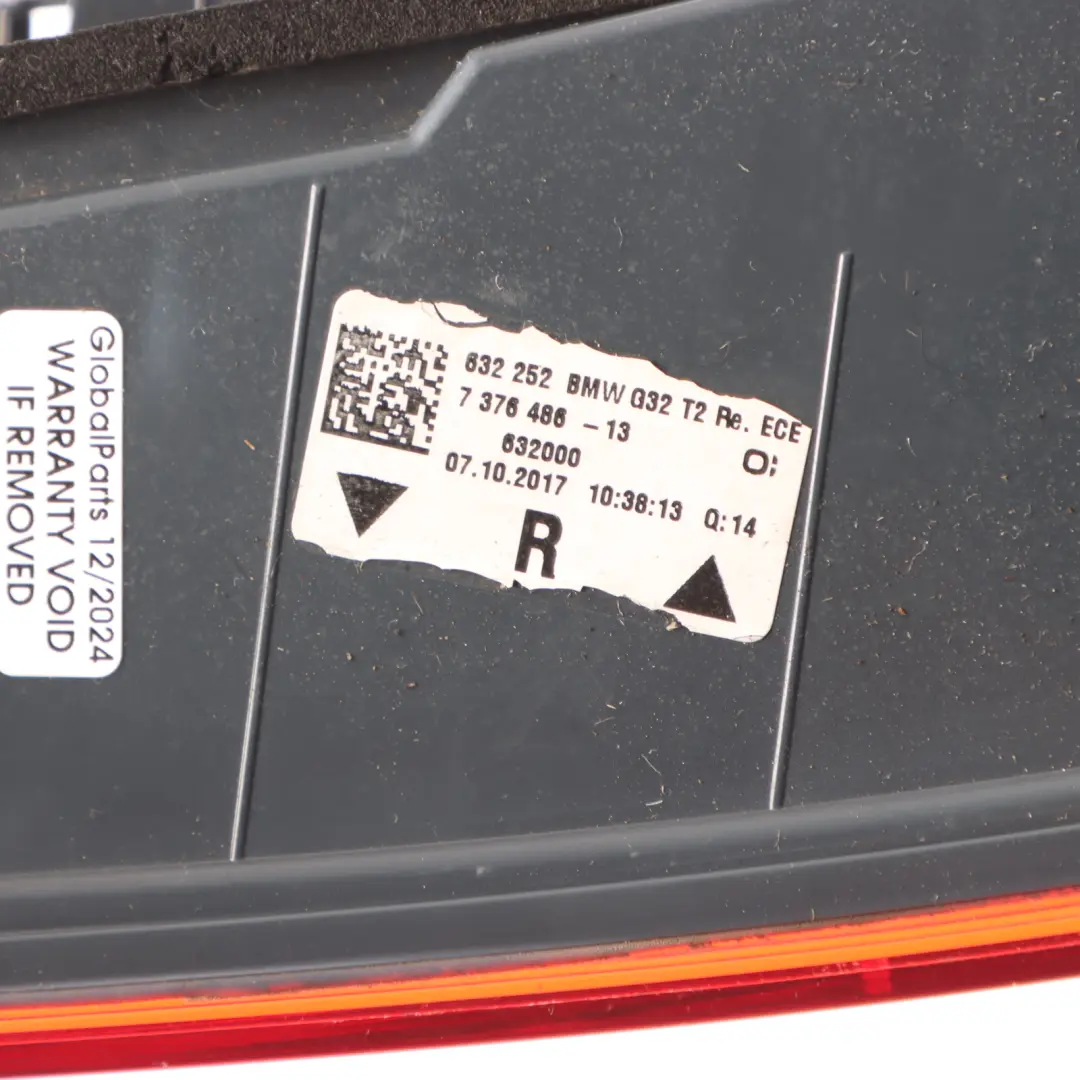 Lampa Tylna Światło LED Prawy Tył do BMW G32 GT o numerze 7376486 BMW G32 GT Lampa Tylna Światło LED Prawy Tył - SKU 7376486 - Numer Części 7376486