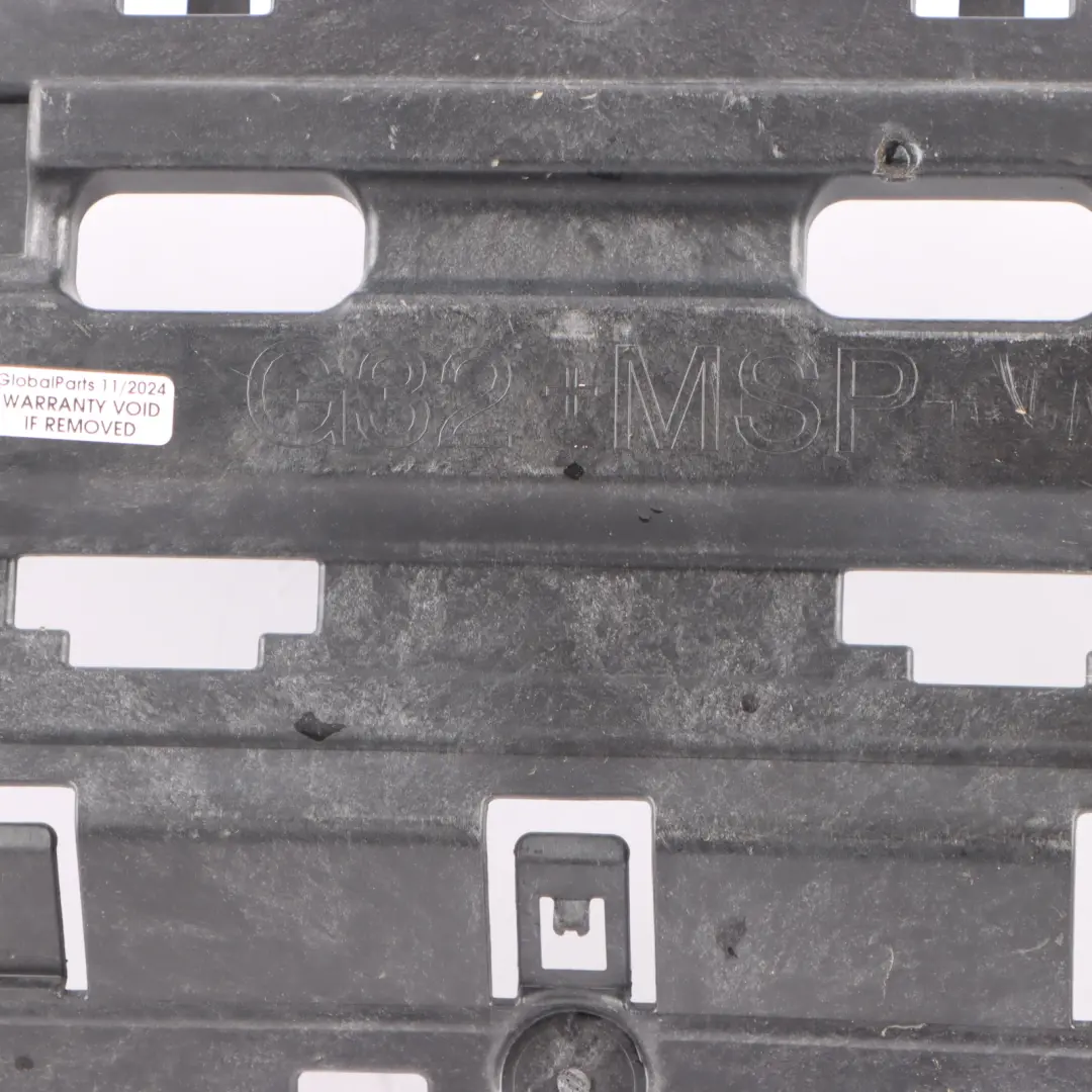 Lower Bumper Reinforcement Bar Cover Bracket to BMW G32 Rear with Part number 7387325 BMW G32 Rear Lower Bumper Reinforcement Bar Cover Bracket - SKU 7387325 - Part number 7387325