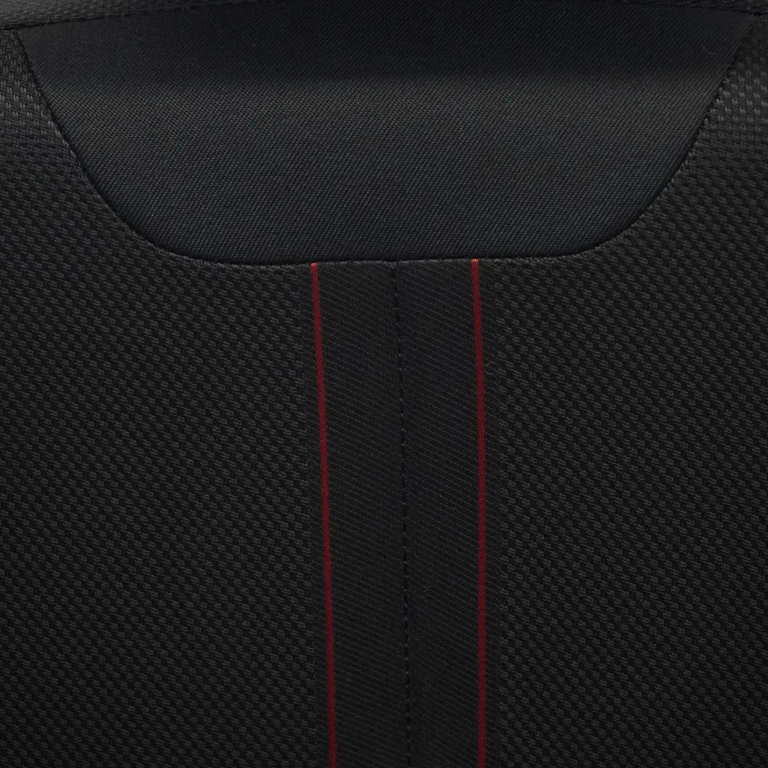 BMW F30 LCI Front Seat Sport Left N/S Fabric Cloth Anthracite Red - SKU 7392459-3 - Part number 7392459