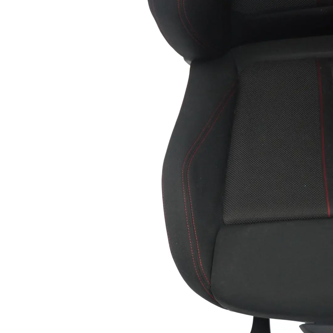 BMW F30 LCI Front Seat Sport Left N/S Fabric Cloth Anthracite Red - SKU 7392459-3 - Part number 7392459